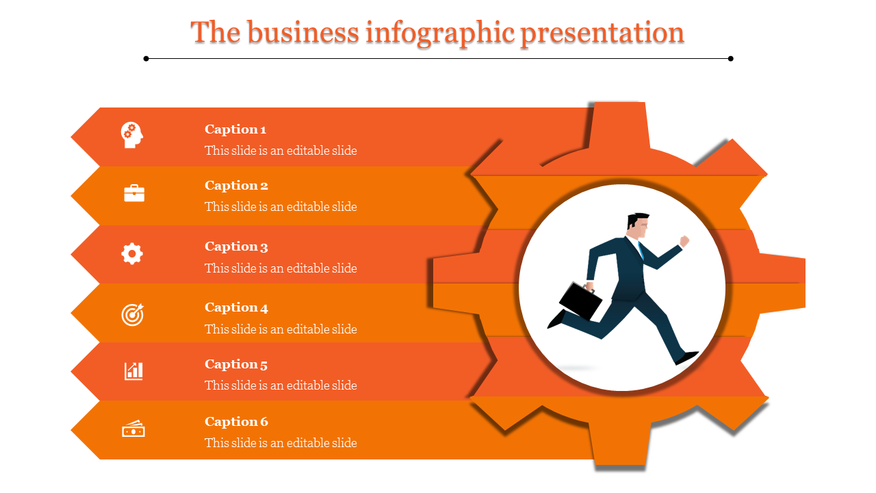 infographic presentation-The business infographic presentation-6-Orange